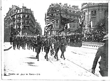 4th of July 1918 Paris France