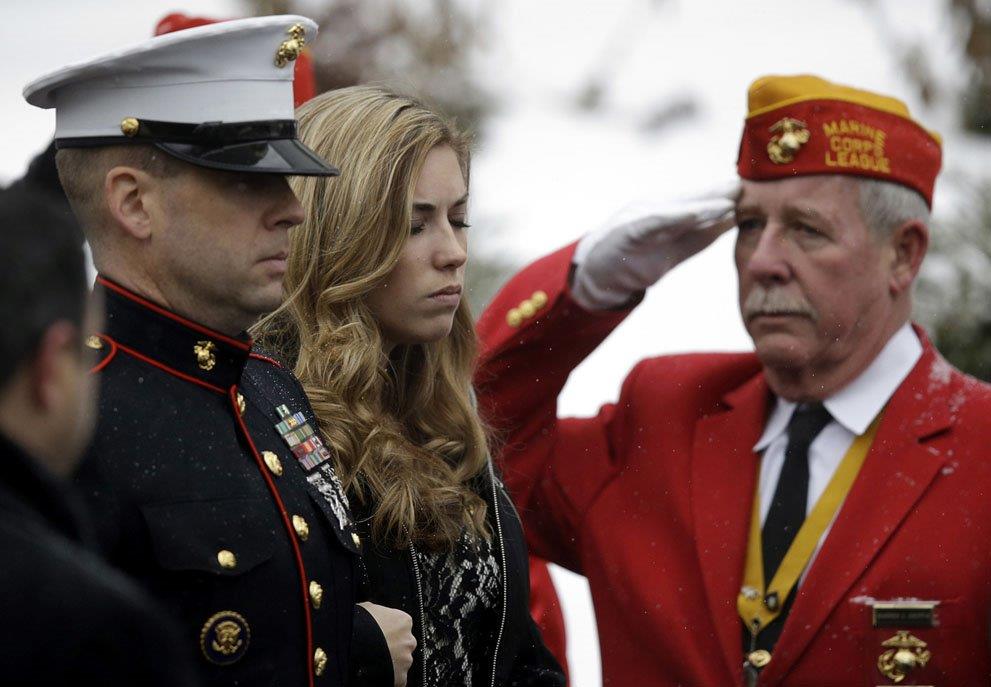 Final Military Honors to a fallen Marine