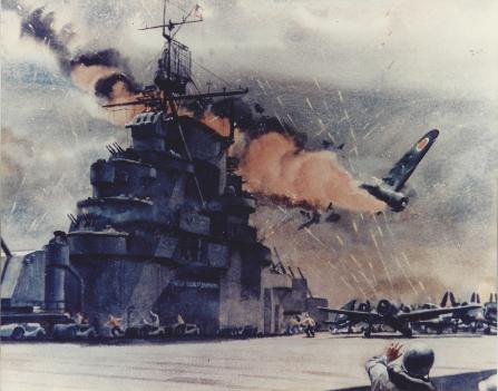 USS Hornet CV12 attack in WW2