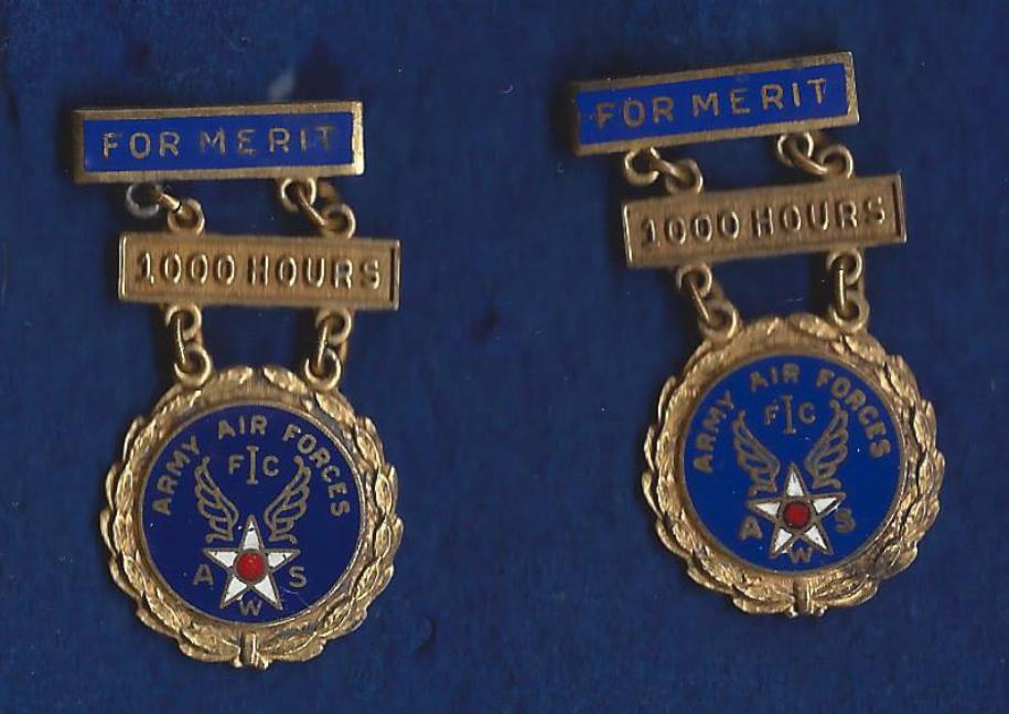 Air Spotters Merit Medals